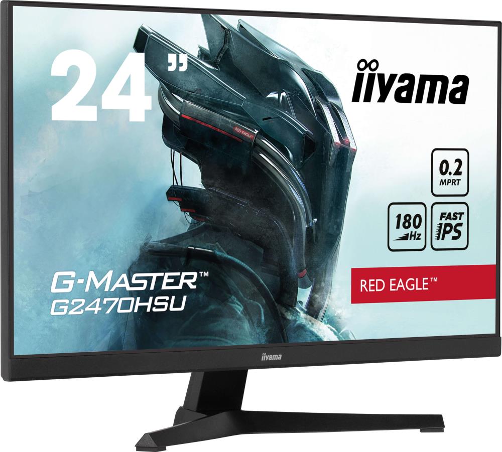 IIYAMA G2470HSU-B6 24" IPS 180Hz monitors ar skaļruņiem