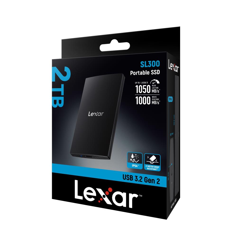 Lexar LSL300002T-RNBNG 2TB SSD USB3.2 Pārnēsājamais disks