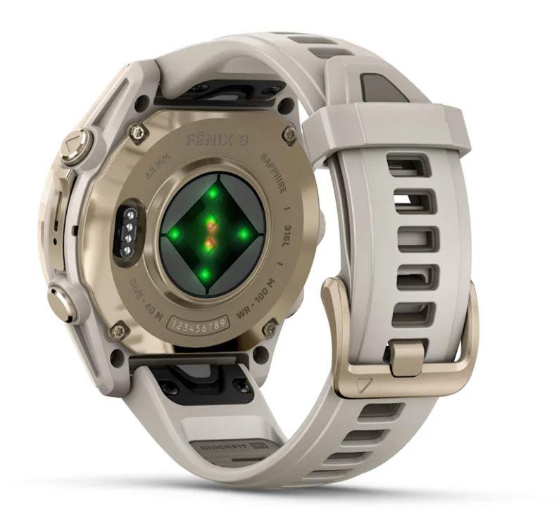 Garmin Fenix 8 Sapphire Soft Gold 010-02903-11 Viedpulkstenis