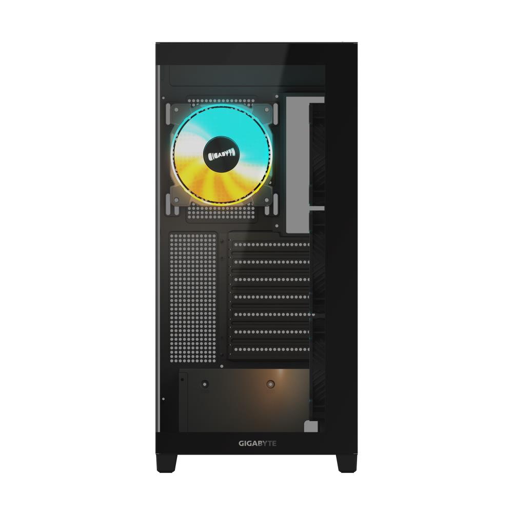 GIGABYTE GB-C500P ST Black Transparent Panel Case