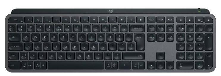 Logitech MX Keys 920-011589 Bezvadu Klaviatūra Grafīts