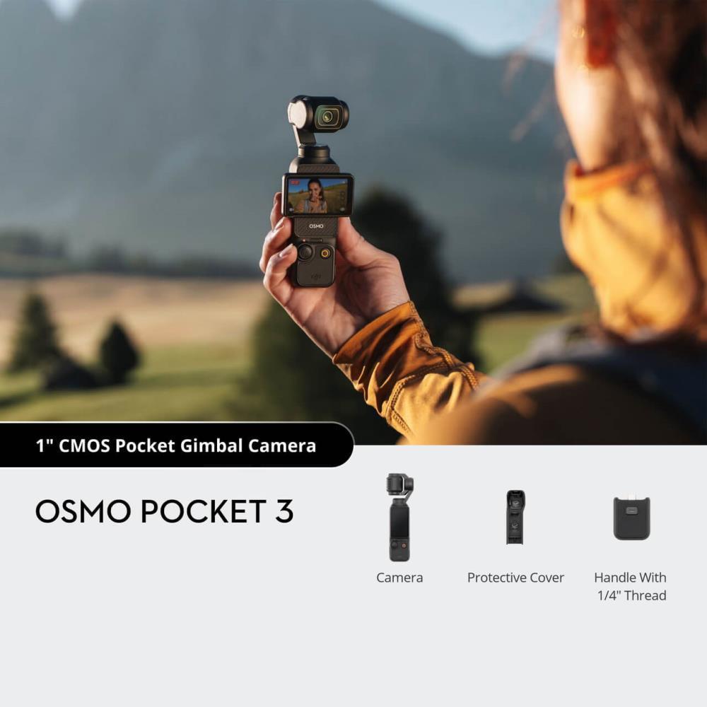 DJI Kamera Pocket 3 Standarta Komplektācija CP.OS.00000301.04