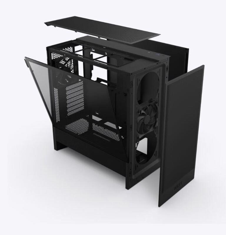 NZXT H5 Flow RGB 2024 Melns Vidējais Tornis