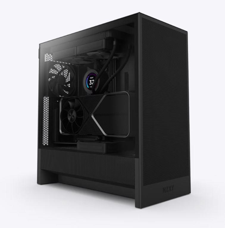 NZXT H5 Flow RGB 2024 Melns Vidējais Tornis