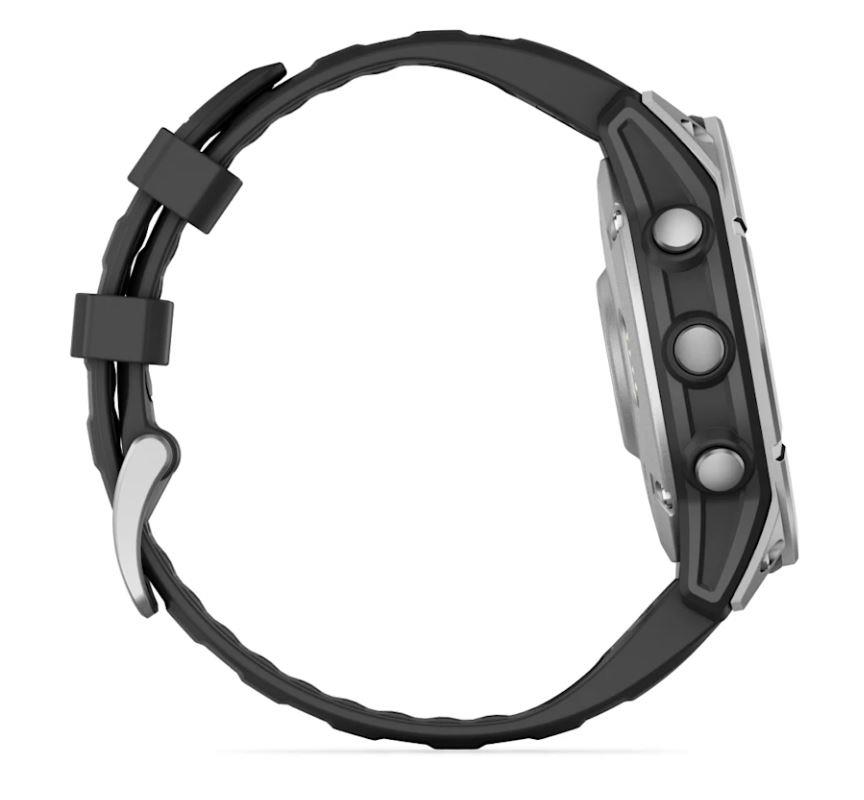 Garmin Fenix E 010-03025-00 Tērauda Melnā Viedpulkstenis