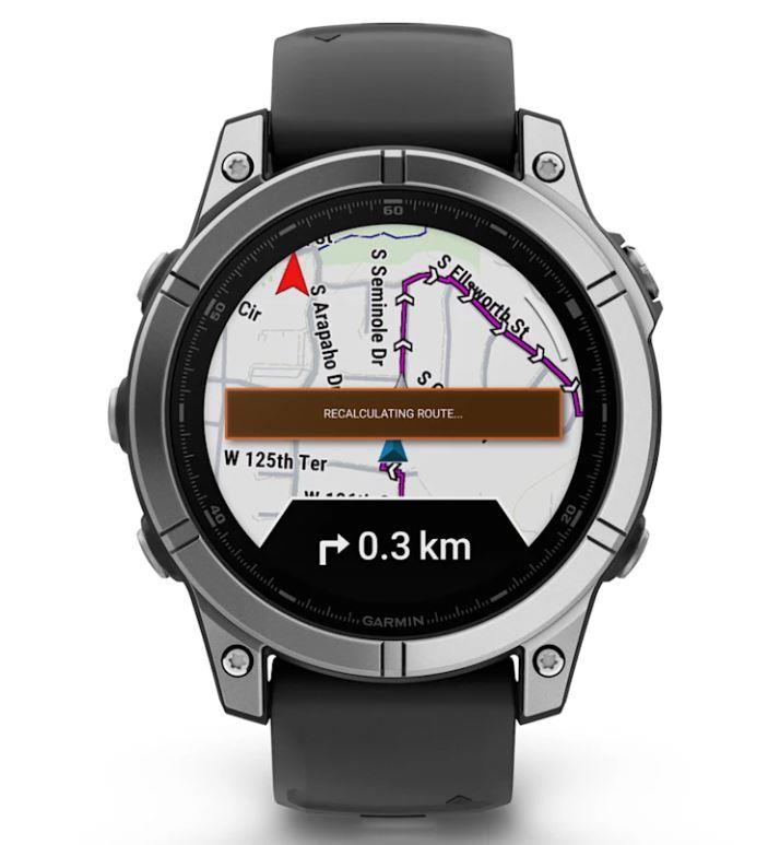 Garmin Fenix E 010-03025-00 Tērauda Melnā Viedpulkstenis