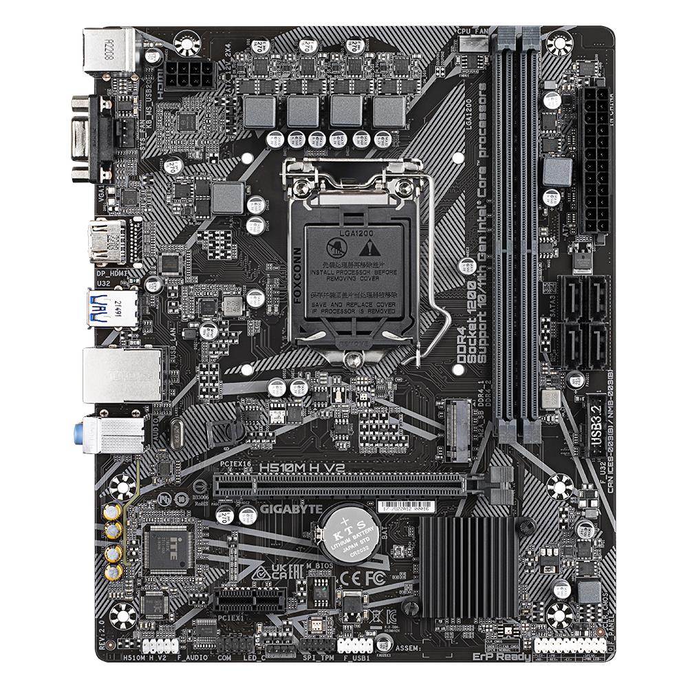 GIGABYTE H510MHV22.0 Micro-ATX emaplaat LGA1200