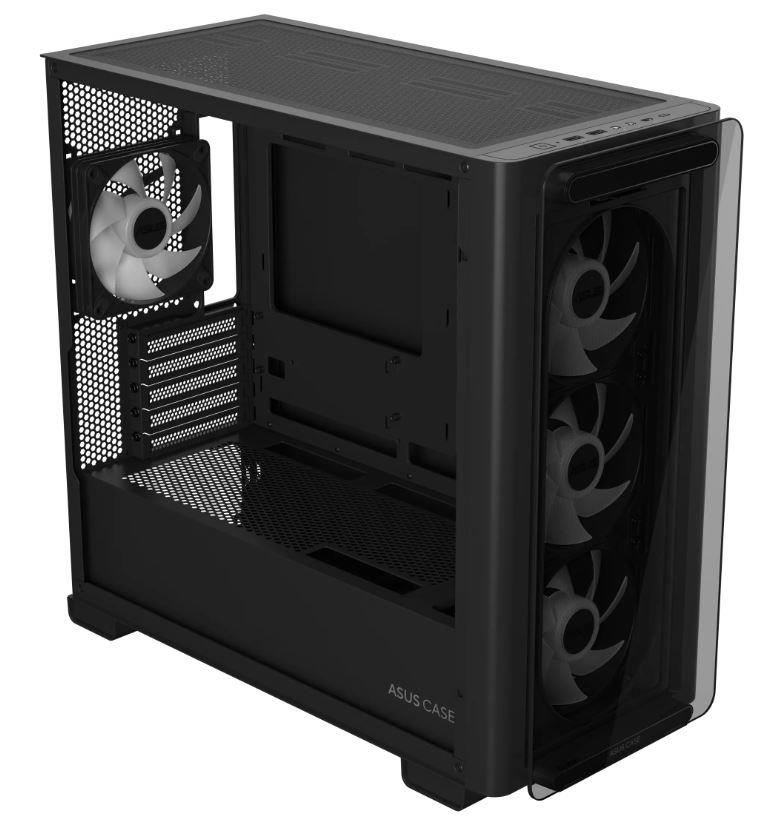 ASUS A23 Plus ARGB Micro-ATX korpuss Melns