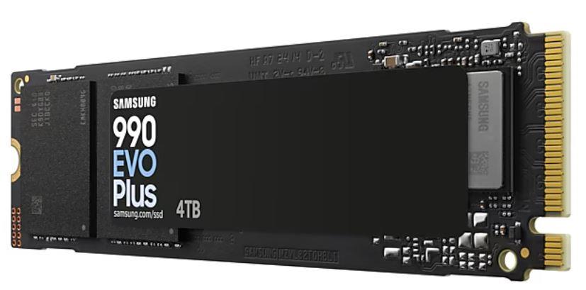 Samsung 990 EVO Plus MZ-V9S4T0BW 4TB PCIe Gen5 NVMe SSD