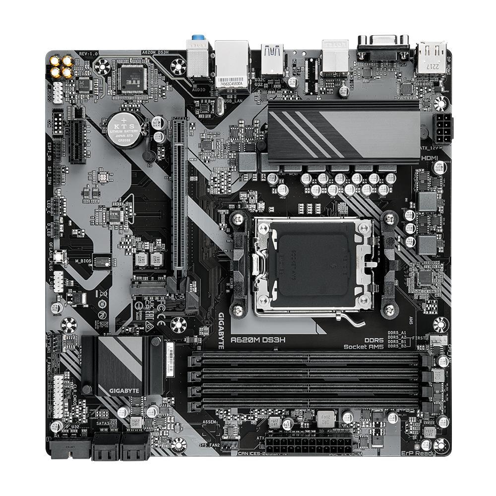 GIGABYTE A620MDS3H1.1 Micro-ATX Материнская плата