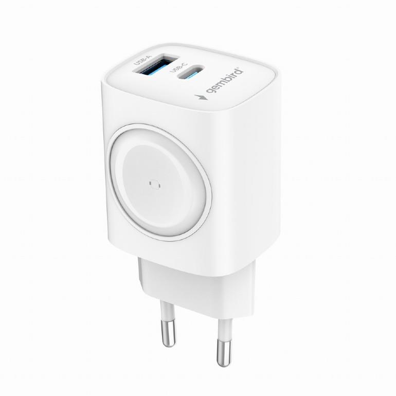 GEMBIRD TA-UC-PDQCW20-01-W 20W Dual Port USB Charger