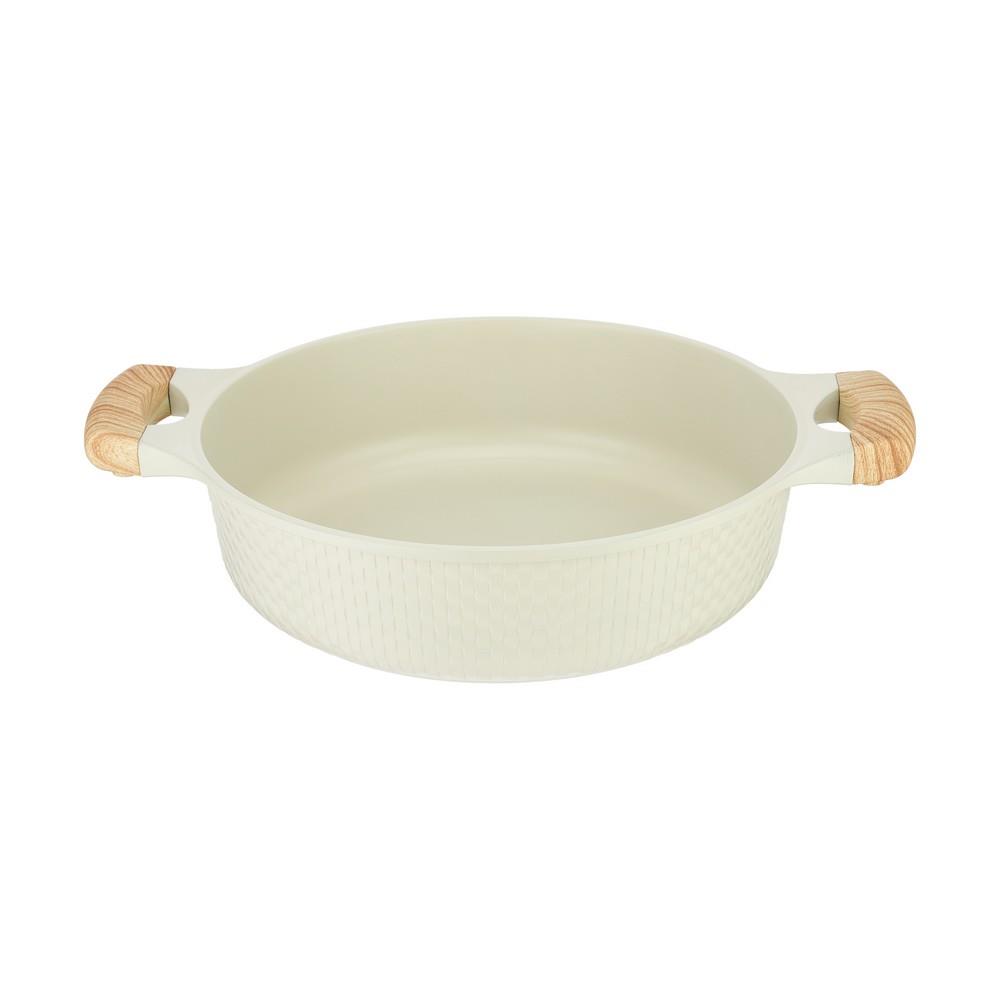 RESTO 93806 Negilus Puodas D28cm 4.1L Smėlio Spalvos