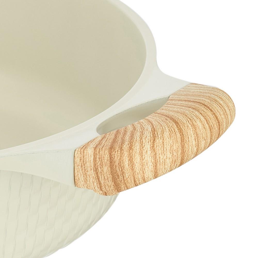 RESTO 93806 Negilus Puodas D28cm 4.1L Smėlio Spalvos