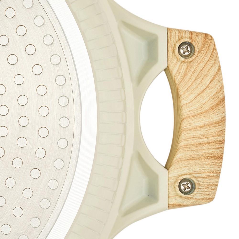 RESTO 93806 Negilus Puodas D28cm 4.1L Smėlio Spalvos