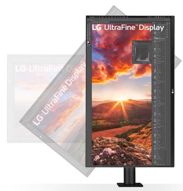 LG 32UN880K-B 32" IPS monitor ergonoomilise kujundusega