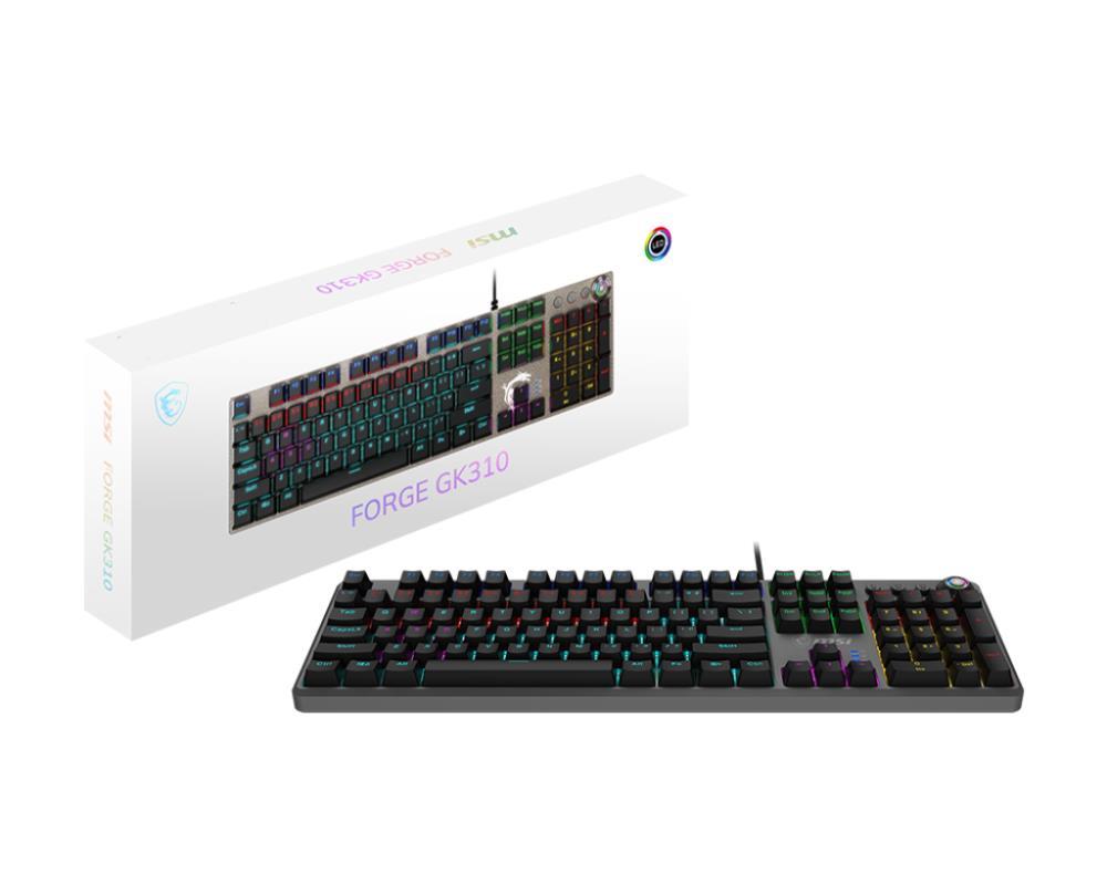 MSI Forge GK310 Red Gaming Keyboard