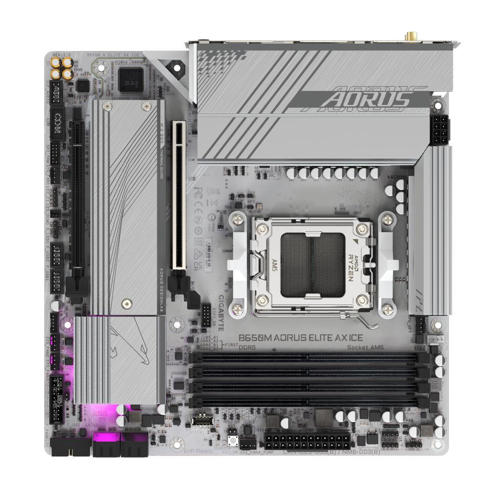 GIGABYTE B650M A Elite AX Ice Mātesplate