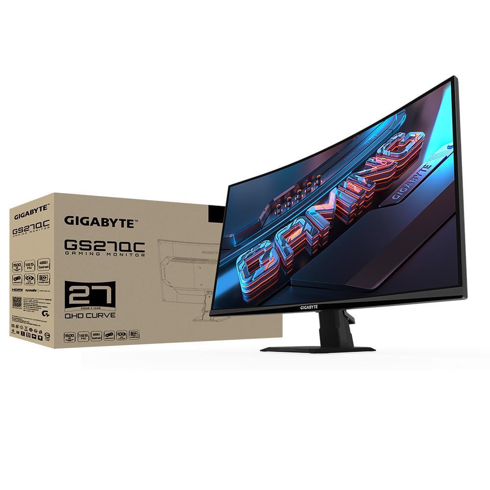 Gigabyte GS27QC EK 27" izliekts spēļu monitors