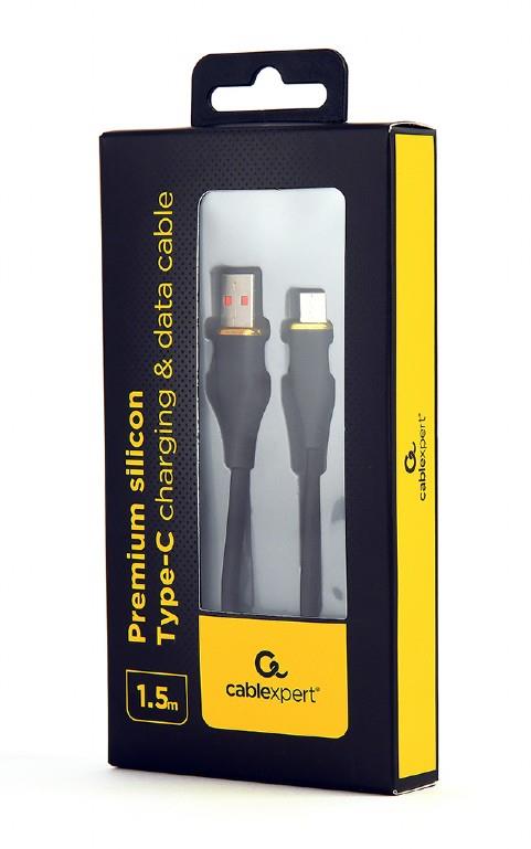 Gembird CC-USB2S-AMCM-1.5M-BK USB-C į USB2 kabelis 1.5m Juodas