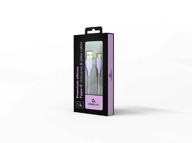 Gembird CC-USB2S-AMCM-1.5M USB-C to USB2 Cable 1.5M Violet