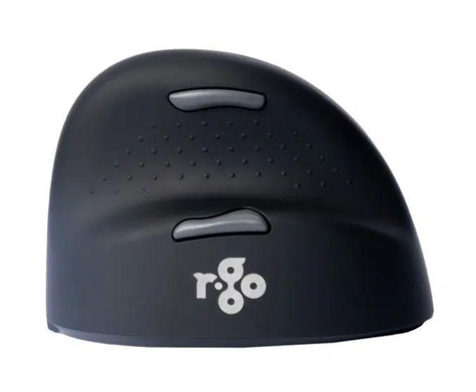 R-GO Tools RGOHBRSWLBL Ergonomic USB Optical Mouse Black