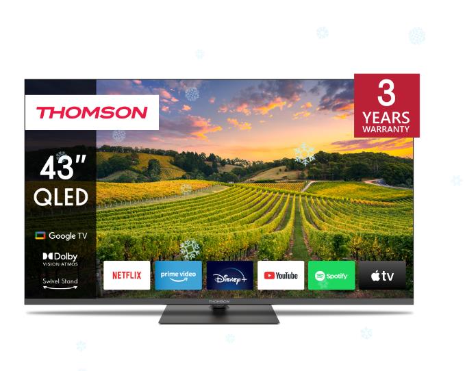 THOMSON 43QG5C14 QLED 4K TV 43''