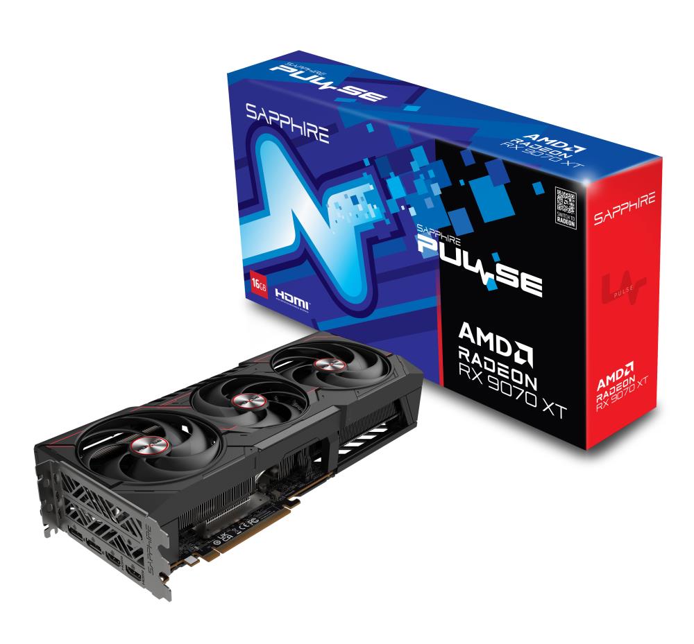 SAPPHIRE RX9070XT 16GB GDDR6 Graafikakaart