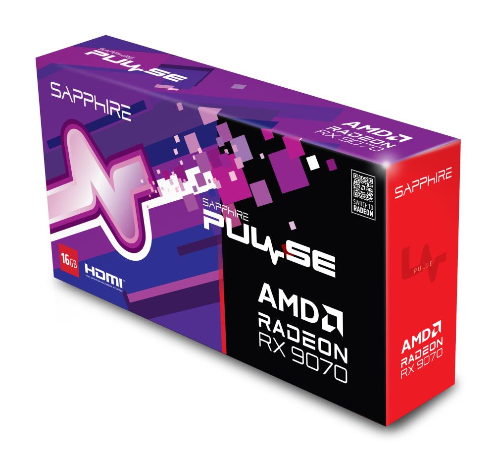 SAPPHIRE RX9070 16GB GDDR6 Graphic Card