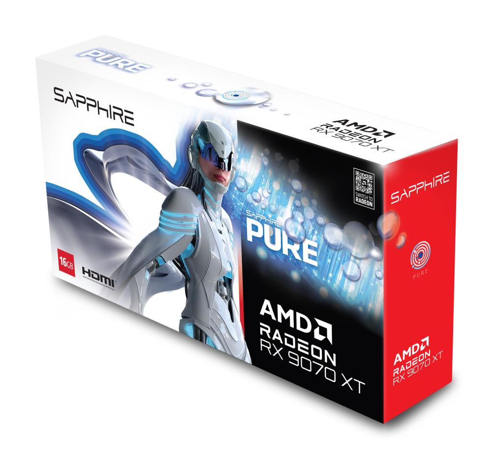 Sapphire RX9070XT 16GB GDDR6 Graphics Card