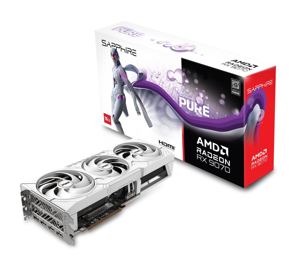 SAPPHIRE VGA PCIE16 RX9070 16GB GDDR6 Graphics Card
