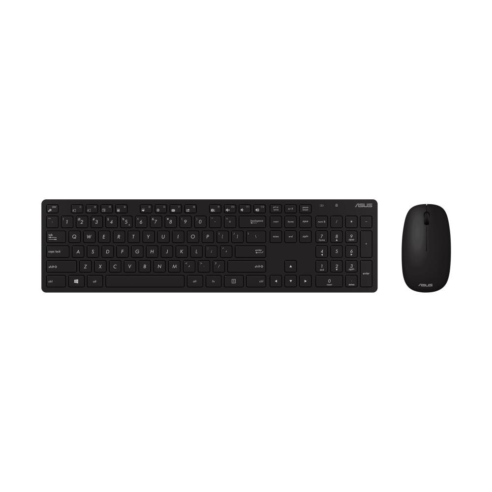 ASUS W5000 Belaidė Klaviatūra ir Pelė Juoda 90XB0430-BKM3K0