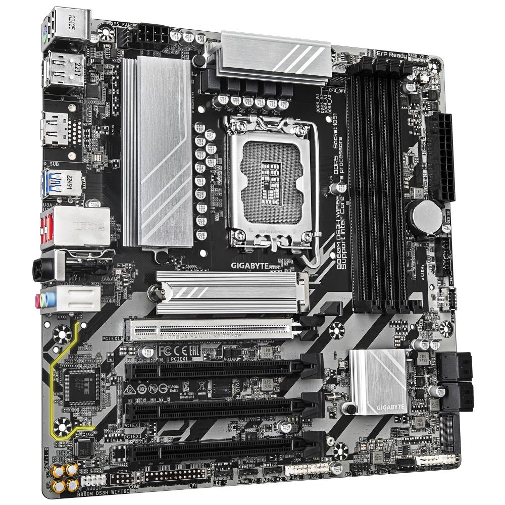 GIGABYTE B860M DS3H WIFI6E MATX Emaplaat