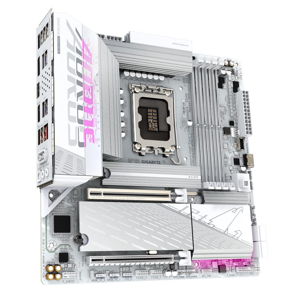 GIGABYTE B860 S1851 mATX emaplaat koos Wi-Fi 6E-ga