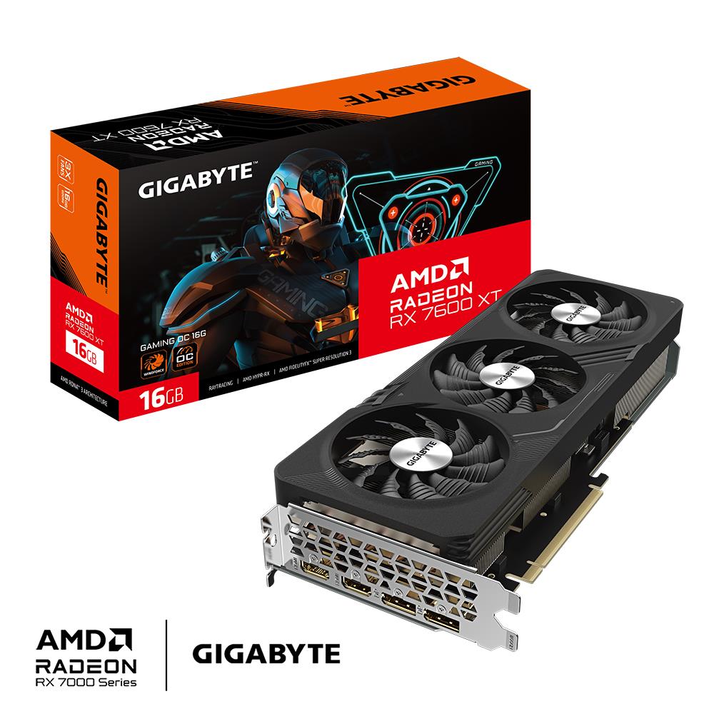 GIGABYTE AMD Radeon RX 7600 XT 16GB GDDR6 Grafiskā karte