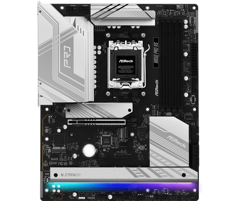 ASRock B850 Pro RS Mātesplate AMD Ligzda AM5 ATX