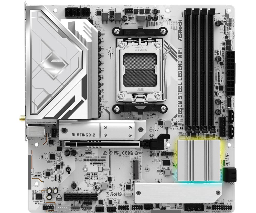 ASROCK B850M Steel Legend WiFi mATX Mātesplate