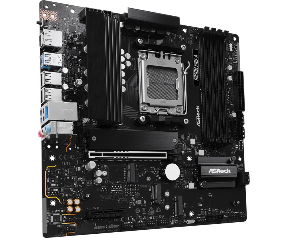 ASROCK MB B850M PRO-A AMD B850 Micro ATX Mātesplate