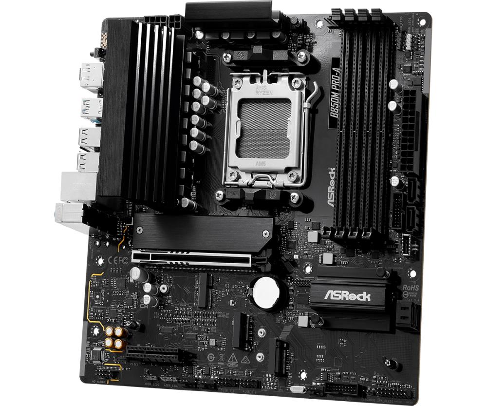 ASROCK MB B850M PRO-A AMD B850 Micro ATX Mātesplate