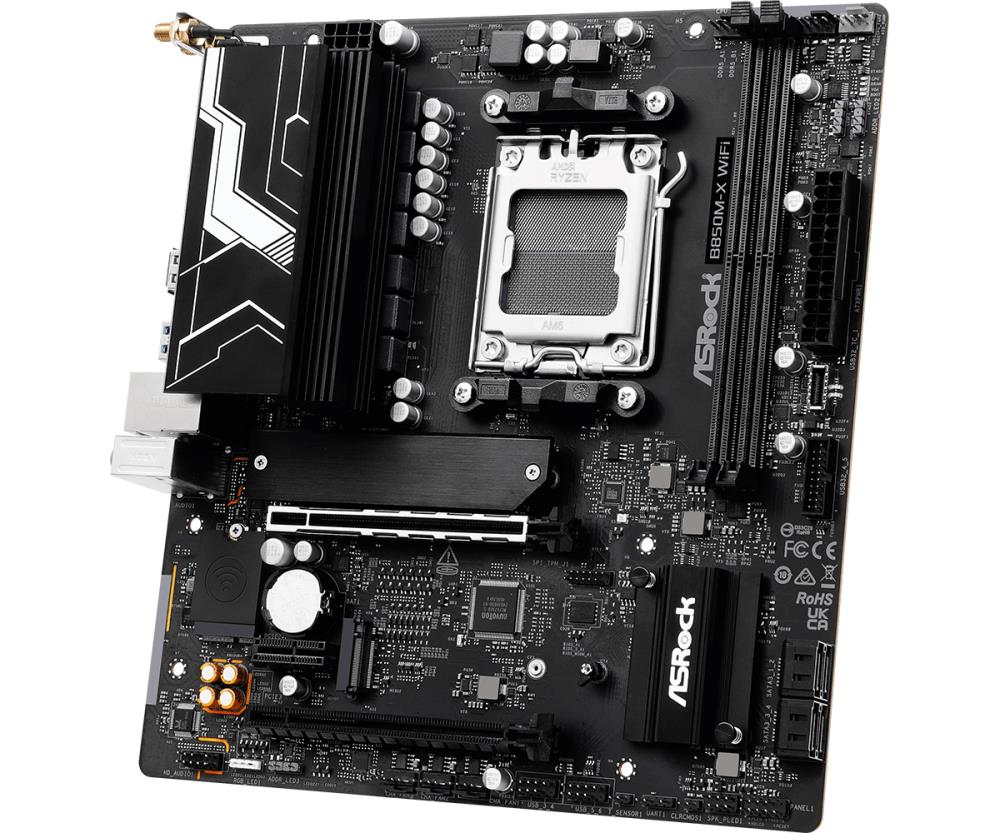 ASROCK B850M-X WiFi AMD B850 SAM5 MATX mātesplate