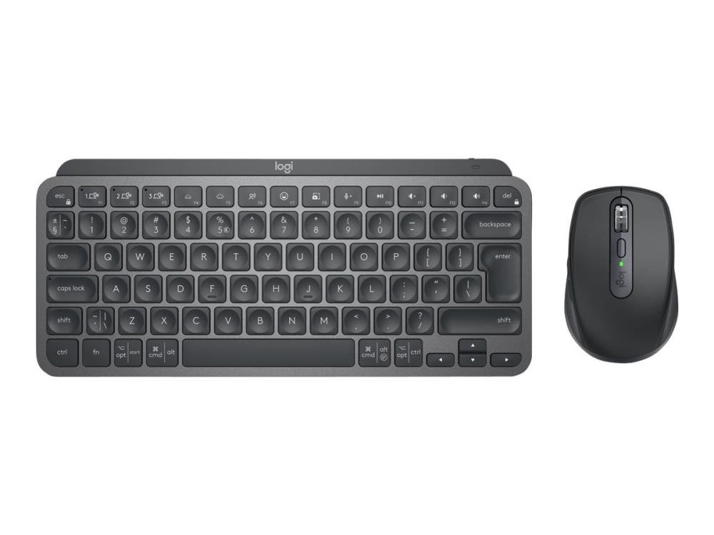 Logitech MX Keys Mini klaviatūros ir pelės rinkinys 920-011054 Juodas