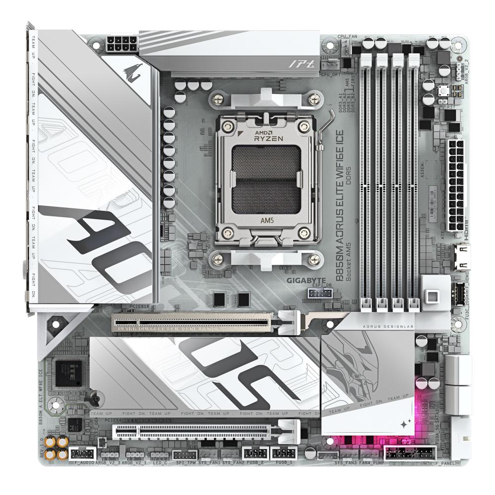 Mainboard|GIGABYTE|SAM5|Micro-ATX|Memory DDR5|Memory slots 4|1xPCI-Express 3.0 16x|1xPCI-Express 5.0 16x|2xM.2|1xHDMI|1xDisplayPort|4xUSB 2.0|7xUSB 3.2|2xUSB-C|1xOptical S/PDIF|1xRJ45|2xAudio port|B850MAELTWF6EICE