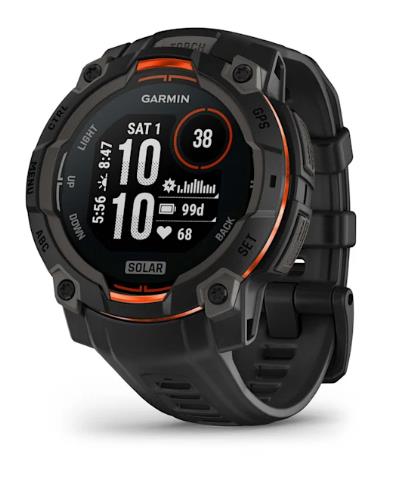 Garmin Instinct 3 Solar nutikell Must 010-02934-00