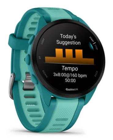 Garmin Forerunner 165 Aqua Smartwatch 010-02863-32