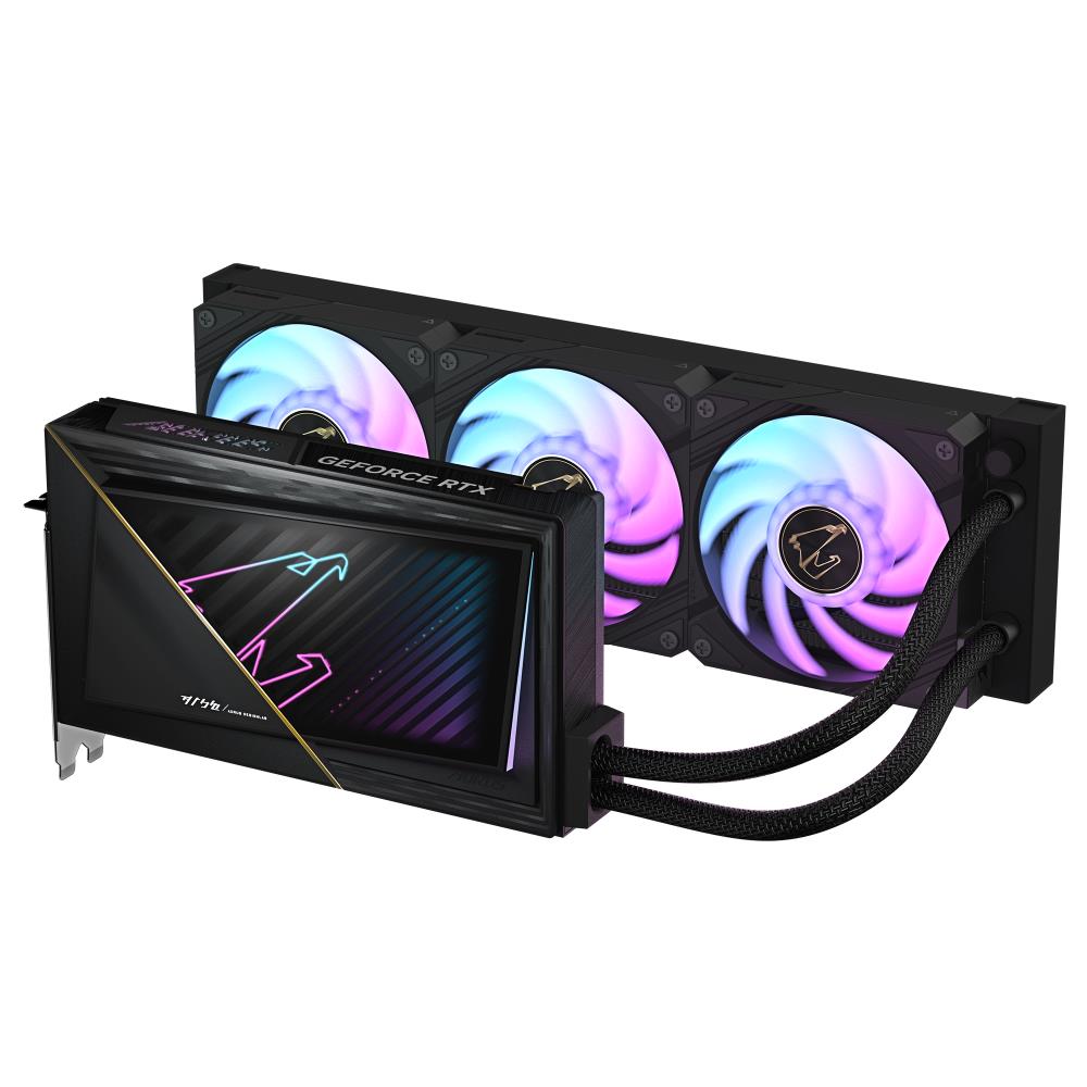 Graphics Card|GIGABYTE|NVIDIA GeForce RTX 5090|32 GB|GDDR7|512 bit|PCIE 5.0 16x|GPU 2655 MHz|Water cooling|1xHDMI|3xDisplayPort|GV-N5090AORUSXW-32GD1.0