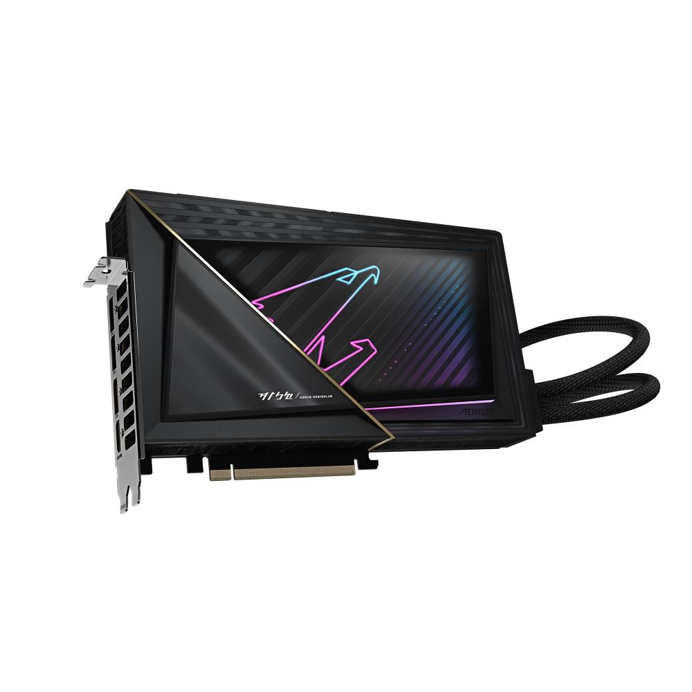 Graphics Card|GIGABYTE|NVIDIA GeForce RTX 5090|32 GB|GDDR7|512 bit|PCIE 5.0 16x|GPU 2655 MHz|Water cooling|1xHDMI|3xDisplayPort|GV-N5090AORUSXW-32GD1.0