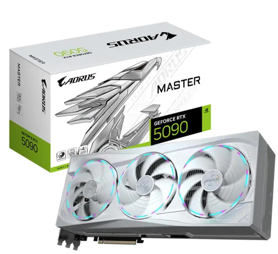 Graphics Card|GIGABYTE|NVIDIA GeForce RTX 5090|32 GB|GDDR7|512 bit|PCIE 5.0 16x|GPU 2655 MHz|Triple slot Fansink|1xHDMI|3xDisplayPort|GV-N5090AORUSMICE-32GD