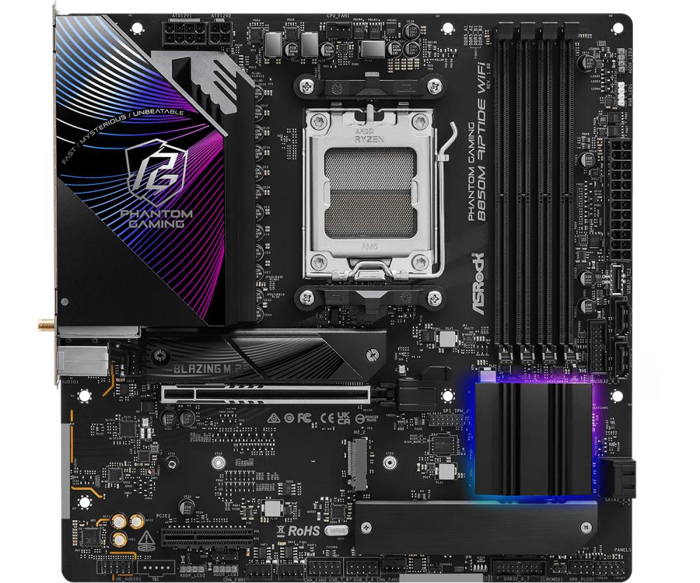 ASROCK B850M Riptide WiFi MATX Pagrindinė plokštė