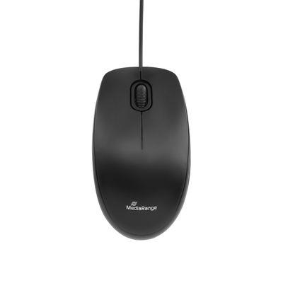 MediaRange MROS212 USB Optical Mouse Black