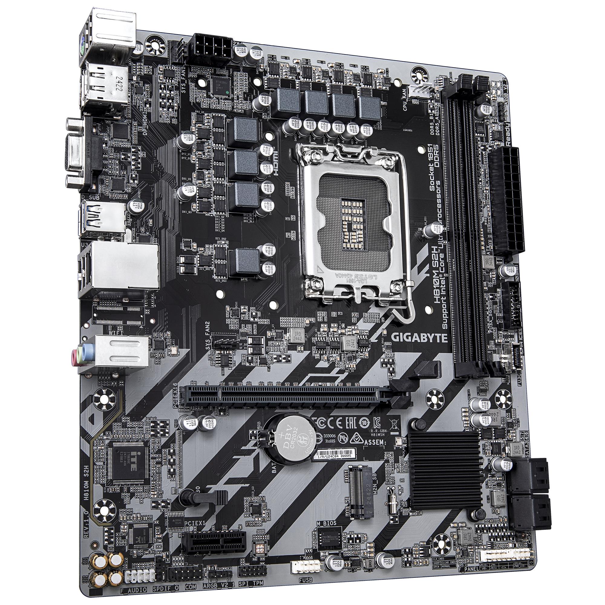 MB H810 S1851 MATX/H810M S2H GIGABYTE