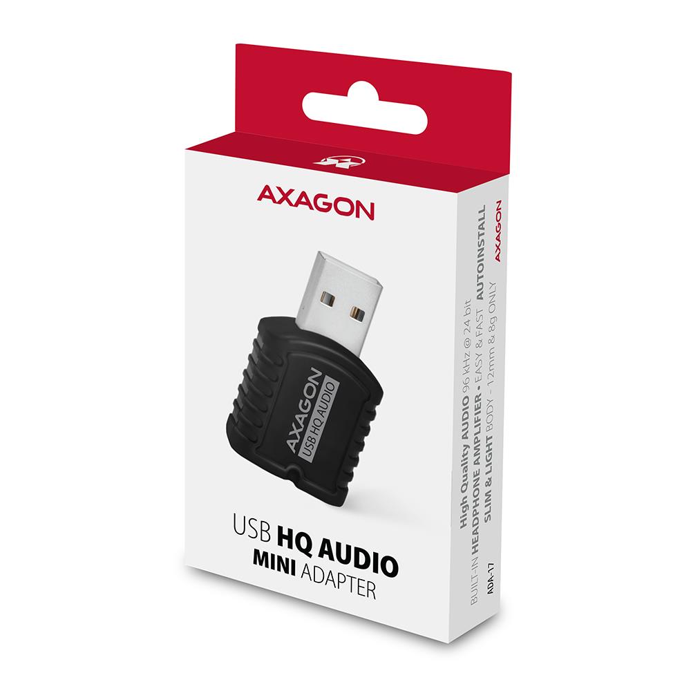 AXAGON ADA-17 Mini USB2.0 Helikaart 96kHz 24bit